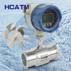 Food Sanitation Type Liquid Turbine Flowmeter Clamp Connecting