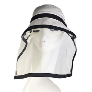 Multifunction Protective Hatswith PVC Face Visor Anti - Spitting Pollution Anti