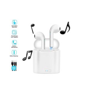Twin Wireless Headphones Active Noise Cancelling Bluetooth Earbuds Sweatproof