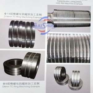 Marking Automatic Tungsten Carbide Roller Notching Machine Steel Roller Marking