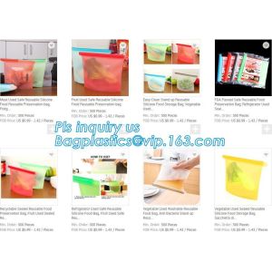 Reusable Leakproof Zipper Preservation Airtight sandwich k Cooking Fresh Zip