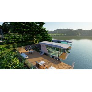 Low Cost Space Cabin With Blcony Prefabricated Movable Cabin Space Cabin