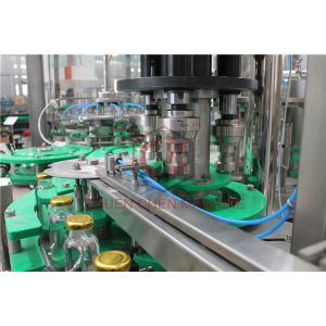 Fresh Apple Beverage Glass Bottle Hot Juice Filling Machine With Return System