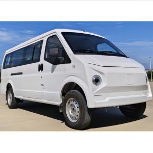 Long range Electric Mini Bus 5.4 m Van Large Capacity To Carry Passengers