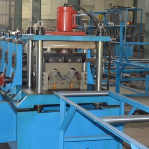 Cheap 7 Rollers Guard Rail Forming Machine 5T Hydraulic Uncoiler 10m/ min for sale