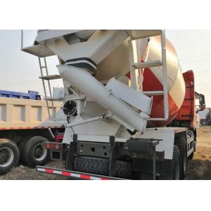 Big Horsepower Commercial Cement Mixer 6 X 4 Type Three Axle Eaton Motor