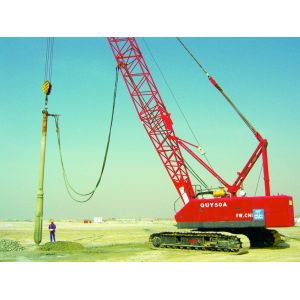Construction Engineering Crane Stone Column Vibro Compaction Vibroflot Steel