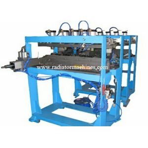 Manual Type Radiator Plastic Tank Crimping / Clinching Machine Pneumatic Force