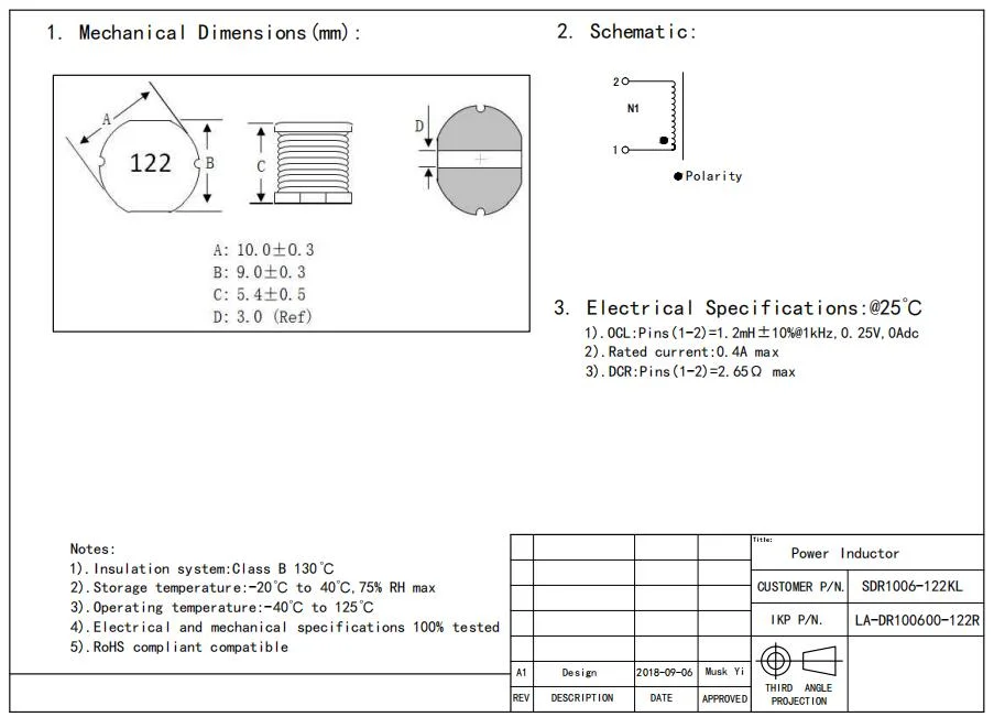 SMD SMT Power Inductor
