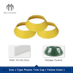 35m Length Led Channel Letters Aluminum Plastic Trim Cap With ABS Covering