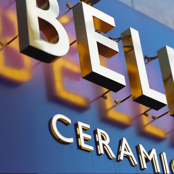 Unluminous 3D Metal Letters