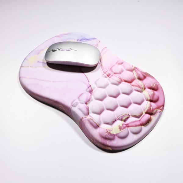 Fabric Gaming Office Mouse Pad with Wrist Rest Support Custom Logo and Ergonomic