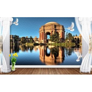 China Ceiling Tile Paintable Wallpaper , 3D Self Adhesive Wallpaper Mould - Proof on sale