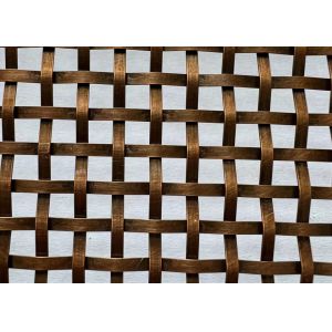 Resistant Corrosion 0.8mm Architectural Wire Mesh For Furniture Cabinet Door
