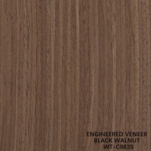 Engineered Walnut Wood Veneer Quarter Cut Vertical Grain WT-C942S / 943S / 983S