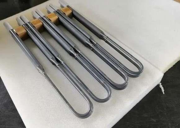 Laboratory Electric Molybdenum Disilicide Mosi2 Heater Elements Hot Terminal