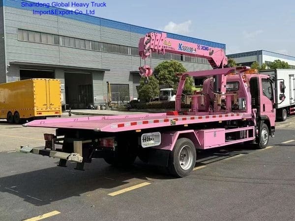 New 12t Left-Hand Drive Boom Truck Crane with 360° Rotation and 7-9 Meters