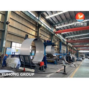 ASTM EN Heat Exchanger Parts Tube sheet Botton Head Shell