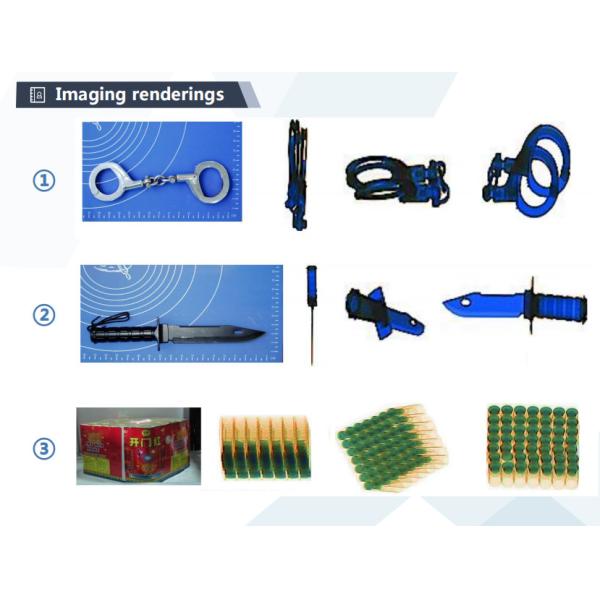 Small Tunnel Size 500*300 Luggage Scanner 38AWG Wire Resolution X-Ray Baggage Scanner Checkpoints For Hotel/Museum Use