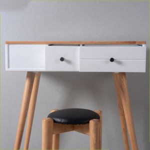 70cm Length 18KG 2 Drawer Mirrored Dressing Table Stool