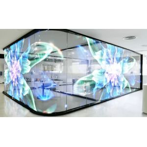 High Transparency Transparent Glass Led Display With Flexible Thin Design