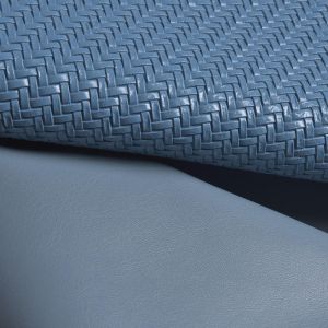 PVC Embossed Woven Pattern Synthetic Artificial Leather for Sofa Bag Chair Car