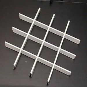 Quality Simple Installation Grid Aluminum Ceiling Tiles 100x100mm wholesale