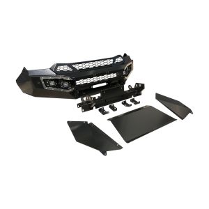 Install Original Car Hole Off Road Steel Heavy Duty Winch Bumper Guard for ISUZU