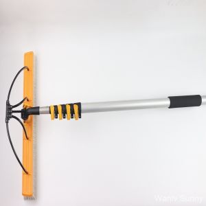 55 Cm Widened Head Manual Water Spray Brush with 11.4 M Lightweight Carbon Fiber Handle Connect Tap or Pump Dual Used