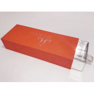 Recyclable Gift Packing Boxes Cardboard Foldable Paper Box Silver Cardboard