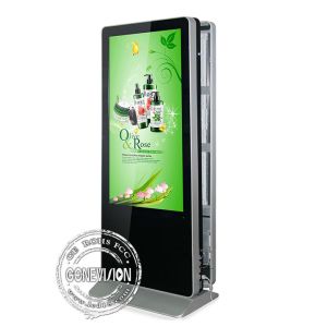 Cheap 450cd/m2 Brightness 65&quot; Double Side advertising kiosks displays Dual Screen with LG original brand Panel for sale