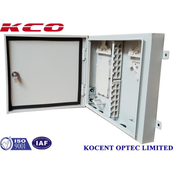 Quality KCO-ODB-24A Fiber Optic Terminal Box 96 Fiber Wall Pole Mount Metallic Material 24 48 72 96 Core wholesale