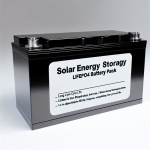 Solar Energy Storage LiFePO4 Battery Pack with Long Cycle Life and Lithium Iron