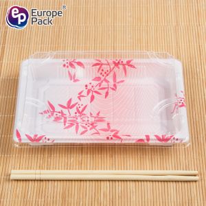 Wholesale high quality 7 inch plastic sushi container