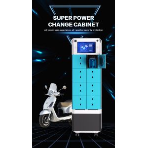 8 Slot Power Swap Stations Lithium Ion Battery Swapping Station