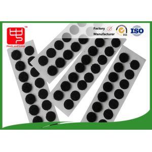 Glue backing Coins , small adhesive pads black