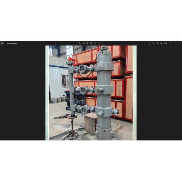 High Pressure Manifold Cementing Head With Quick Change Adapter For Preventing