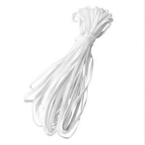 Durable 3mm 5mm Elastic Earloop Cord For Medical Dental Mask