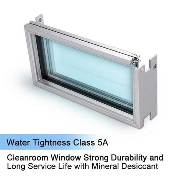 Quality Water Tightness Class 5A Cleanroom Window Strong Durability and Long Service Life with Mineral Desiccant wholesale