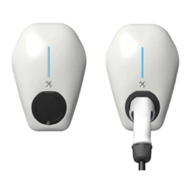 Quality 32A Wall Mount AC DC EV Charger with 2.8 LCD Touch Screen CE/UL/TUV Certified wholesale