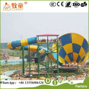 (WWP-271A) Amusement Water Park Play Equipment Fiberglass Tonado Water Slides