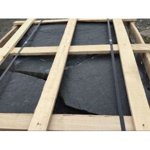 Black Quartzite Random Flagstone,Irregular Flagstone,Flagstone Walkway,Crazy