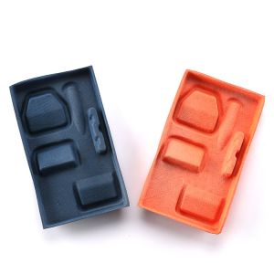 Oil Resistant Wet Press Molded Pulp , Waterproof Molded Fiber Tray