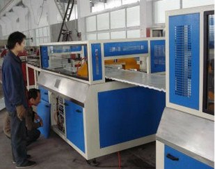 Quality SJSZ Series PVC Crust Foam Board Machine , PVC Foam Board Machine With Twin Screw Extruder wholesale