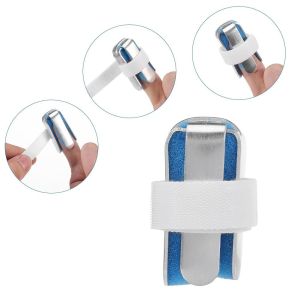 Aluminum finger brace S M L size mallet finger splint in good design