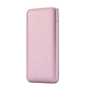 Pink QC3.0 Fast Wireless Charging Power Bank With Type C Connector