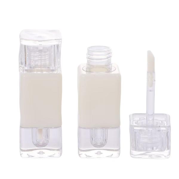 Custom 3.5G Empty Lipstick Tube With Rubber Seal Screw Closure Plastic Lip Balm Tube for Cosmetic Container Plastic Packaging