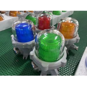 Cheap Strong Impact Resistance 5-40w Explosion Proof Audible And Alarms 150 Times Per Min With Four Colors for sale