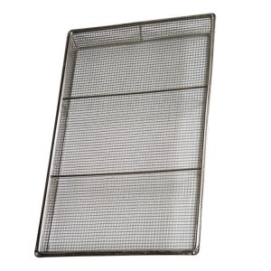 Fine Kitchen Cooking 0.5mm Dia Ss Wire Mesh Basket Tasteless