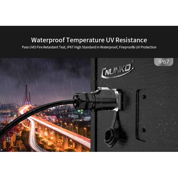 CNLINKO LP16 Power Function signal Generator Male Female Series Waterproof 3 Pin Aviation Industrial Power Connector 10A 400V